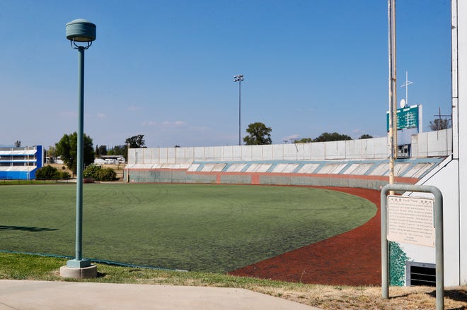 Improvements coming to the Big League Dreams sports park in Redding include the sand volleyball courts, exterior paint, new graphics on the replica ballfields, netting and outdoor patio areas.